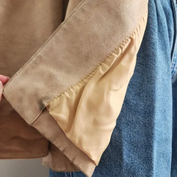 Vintage Valerie Stevens Suede Tan Jacket Size: 1X - Picture 11 of 16